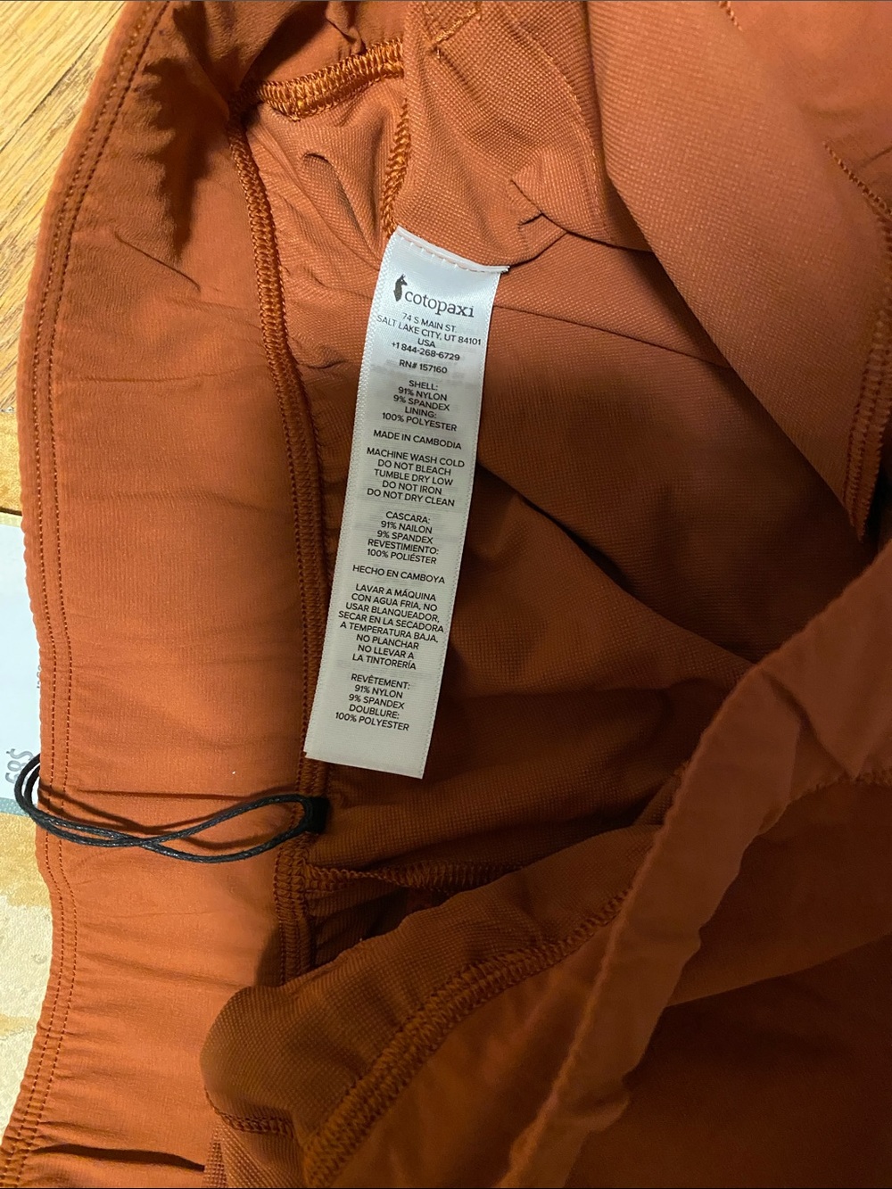 cotopaxi Rust Track Joggers - Picture 7 of 7